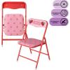 imageStrawberry Shortcake Kids Activity Table and Chair Set3Piece Furniture Set with 1 Square Table ampamp 2 Folding ChairsPlayroom Table Set for Ages 3