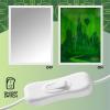 imageWicked Emerald City Revealing Image Mirror LED Wall Art Framed Broadway Musical Movie Artwork 1575quotx1181quot
