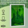 imageWicked Emerald City Revealing Image Mirror LED Wall Art Framed Broadway Musical Movie Artwork 1575quotx1181quot
