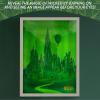 imageWicked Emerald City Revealing Image Mirror LED Wall Art Framed Broadway Musical Movie Artwork 1575quotx1181quot