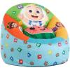 imageIdea Nuova Cocomelon Toddler Bean Bag Chair Soft Comfortable Kids Seating for Playrooms Bedrooms ampamp NurseriesBlue Round Chair with Fun Character DesignAges 3