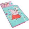 imagePeppa Pig Toddler Nap Mat with Pillow and BlanketQuilted Sleep Mat for KidsSoft ampamp Portable20 x 46 Ideal for Daycare Preschool Travel or Naptime