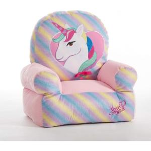 imageJoJo Siwa Rainbow Plush Structured Bean Bag ChairJojo Siwa