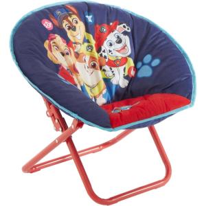 imagePaw Patrol Toddler Saucer Chair 19 Folding Kids Chair Ages 3 Portable ampamp Lightweight Cozy Padded Seat for Playroom Bedroom
