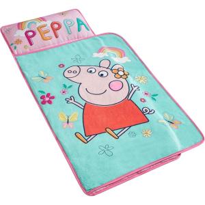 imagePeppa Pig Toddler Nap Mat with Pillow and BlanketQuilted Sleep Mat for KidsSoft ampamp Portable20 x 46 Ideal for Daycare Preschool Travel or Naptime