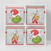 imageGrinch Dr Seuss Storage Cubes for Kids2 Pack Collapsible Fabric Bins with Handles Holiday Organizer Boxes for Bedroom Playroom ampamp Nursery Festive Christmas Storage Baskets