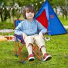 imageMarvel Spiderman Kids Folding Camp Chair with Cup Holder and Carry CasePortable Outdoor Chair for Camping Beach and Backyard Fun