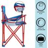 imageMarvel Spiderman Kids Folding Camp Chair with Cup Holder and Carry CasePortable Outdoor Chair for Camping Beach and Backyard Fun