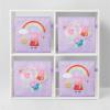 imagePeppa Pig Storage Cubes for Kids2 Pack Collapsible Fabric Bins with Handles Organizer Boxes with Handles for BedroomPlayroom ampamp Nursery