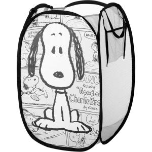 imagePeanuts Snoopy Collapsible Laundry Basket Lightweight Clothes Storage Organizer Foldable Hamper for Bedroom ampamp Playroom