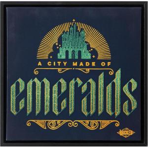imageWicked Emerald City Canvas Wall ArtA City Made of Emeralds Framed Print Broadway Musical Inspired Home Dcor12quotx12quot
