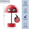imageMarvel Spiderman Table Lamp Mushroom Style Kids Room Light Superhero Bedroom Nightstand Dcor Official Licensed Lighting