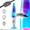 imageIdea Nuova Disney Stitch Liquid Rocket Volcano Novelty Motion Lamp with Blue Liquid and Purple Wax 13quot HStitch