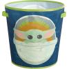 imageIdea Nuova Star Wars The Mandalorian The Child 3 Piece Collapsible Storage Set with Collapsible Ottoman Bin and Figural Dome Pop Up Hamper WK330485Green