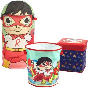 imageIdea Nuova Star Wars The Mandalorian The Child 3 Piece Collapsible Storage Set with Collapsible Ottoman Bin and Figural Dome Pop Up Hamper WK330485Ryans World