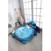 imageDisney Stitch Oversized Floor Lounger for Kids Soft Plush Chair with Pillow ampamp Cushion Comfortable Portable Nap Mat and Play Seating