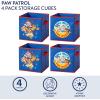 imageSuperman Kids Storage Cubes 4 Pack Foldable Fabric Bins with Handles Collapsible Organizer Boxes for Bedroom Playroom ampamp Nursery Durable Kids Storage SolutionPaw Patrol