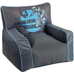 imageLucas Star Wars Oversized Gaming Bean Bag Chair with Side PocketStar Wars Mandalorian