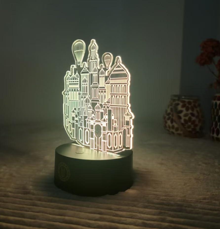 image:imageStrawberry Shortcake 3D Illusion LED Lamp Night Light with Color Changing EffectDesk Lamp for Bedroom Nursery Playroom DcorWicked Castle