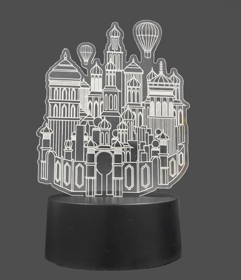 image:imageStrawberry Shortcake 3D Illusion LED Lamp Night Light with Color Changing EffectDesk Lamp for Bedroom Nursery Playroom DcorWicked Castle