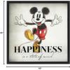 image:imageIdea Nuova Disney Winnie the Pooh Childrens Dual Layer Wall Hanging Art DcorMDF Frame 16x16Mickey Mouse