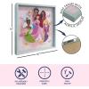 image:imageIdea Nuova Disney Winnie the Pooh Childrens Dual Layer Wall Hanging Art DcorMDF Frame 16x16Princess