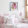 image:imageIdea Nuova Disney Winnie the Pooh Childrens Dual Layer Wall Hanging Art DcorMDF Frame 16x16Princess