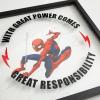 image:imageIdea Nuova Disney Winnie the Pooh Childrens Dual Layer Wall Hanging Art DcorMDF Frame 16x16Spiderman