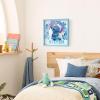 image:imageIdea Nuova Disney Winnie the Pooh Childrens Dual Layer Wall Hanging Art DcorMDF Frame 16x16Stitch