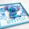 image:imageIdea Nuova Disney Winnie the Pooh Childrens Dual Layer Wall Hanging Art DcorMDF Frame 16x16Stitch