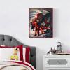 image:imageMarvel Spiderman 16x20 High Gloss Framed Wall ArtSuperhero Canvas Print Action Comic Poster Decor for Boys Bedroom Playroom or Game RoomFramed Ready to Hang Home Decoration