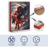 image:imageMarvel Spiderman 16x20 High Gloss Framed Wall ArtSuperhero Canvas Print Action Comic Poster Decor for Boys Bedroom Playroom or Game RoomFramed Ready to Hang Home Decoration