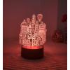 image:imageStrawberry Shortcake 3D Illusion LED Lamp Night Light with Color Changing EffectDesk Lamp for Bedroom Nursery Playroom DcorWicked Castle