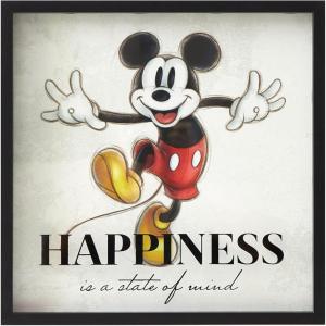 image:imageIdea Nuova Disney Winnie the Pooh Childrens Dual Layer Wall Hanging Art DcorMDF Frame 16x16Mickey Mouse