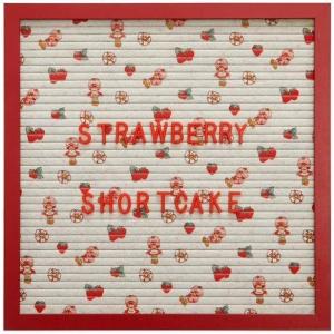 image:imageStrawberry Shortcake 12x12 Letter Board Message Board Sign for Desk Room Decor Quotes Notes amp Personalized DisplayIncludes 145 CharactersStrawberry Shortcake