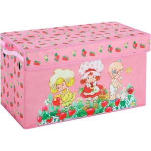 image:imageStrawberry Shortcake Collapsible Storage Trunk with LidLarge Durable Kids Toy Box Organizer for Bedroom ampPlayroom285x145x16