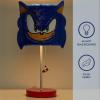 image:imageSega Sonic the Hedgehog Figural Plush Shade Table Lamp Accent Light Night LightSonic the Hedgehog