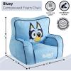 image:imageIdea Nuova Sanrio Hello Kitty Kids Foam Filled Bean Bag Chair Soft Plush Character Lounge Seat for Bedroom or PlayroomBluey