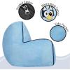 image:imageIdea Nuova Sanrio Hello Kitty Kids Foam Filled Bean Bag Chair Soft Plush Character Lounge Seat for Bedroom or PlayroomBluey