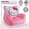 image:imageIdea Nuova Sanrio Hello Kitty Kids Foam Filled Bean Bag Chair Soft Plush Character Lounge Seat for Bedroom or PlayroomHello Kitty