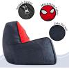 image:imageIdea Nuova Sanrio Hello Kitty Kids Foam Filled Bean Bag Chair Soft Plush Character Lounge Seat for Bedroom or PlayroomSpiderman