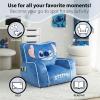 image:imageIdea Nuova Sanrio Hello Kitty Kids Foam Filled Bean Bag Chair Soft Plush Character Lounge Seat for Bedroom or PlayroomStitch