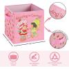 image:imageStrawberry Shortcake Storage Cubes for Kids2 Pack 10x10 Collapsible Fabric Bins with Handles Organizer Boxes with Handles for Bedroom Playroom amp Nursery