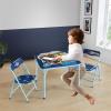 image:imageSega Sonic The Hedgehog Kids Table and Chair Set 3Piece Square Table with 2 Folding Chairs for Playroom amp ActivitiesAvengers  Blue