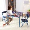 image:imageSega Sonic The Hedgehog Kids Table and Chair Set 3Piece Square Table with 2 Folding Chairs for Playroom amp ActivitiesAvengers