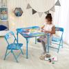 image:imageSega Sonic The Hedgehog Kids Table and Chair Set 3Piece Square Table with 2 Folding Chairs for Playroom amp ActivitiesBaby Shark