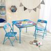 image:imageSega Sonic The Hedgehog Kids Table and Chair Set 3Piece Square Table with 2 Folding Chairs for Playroom amp ActivitiesBaby Shark