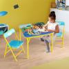 image:imageSega Sonic The Hedgehog Kids Table and Chair Set 3Piece Square Table with 2 Folding Chairs for Playroom amp ActivitiesBluey