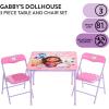 image:imageSega Sonic The Hedgehog Kids Table and Chair Set 3Piece Square Table with 2 Folding Chairs for Playroom amp ActivitiesGabbys Dollhouse
