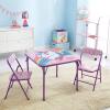 image:imageSega Sonic The Hedgehog Kids Table and Chair Set 3Piece Square Table with 2 Folding Chairs for Playroom amp ActivitiesJojo Siwa